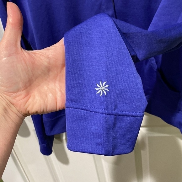 Athleta Funnel Neck Henley Style Pullover EUC - Picture 9 of 10